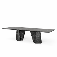 Doğal Mermer Alexander Black Yemek Masası SSX-01