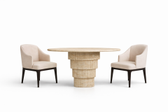 Doğal Traverten Yemek Masası