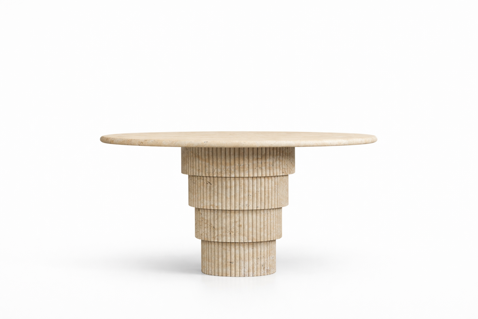 Doğal Traverten Yemek Masası