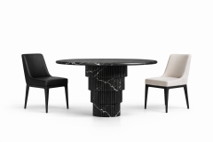 Doğal Mermer Alexander Black Yemek Masası SXA-01