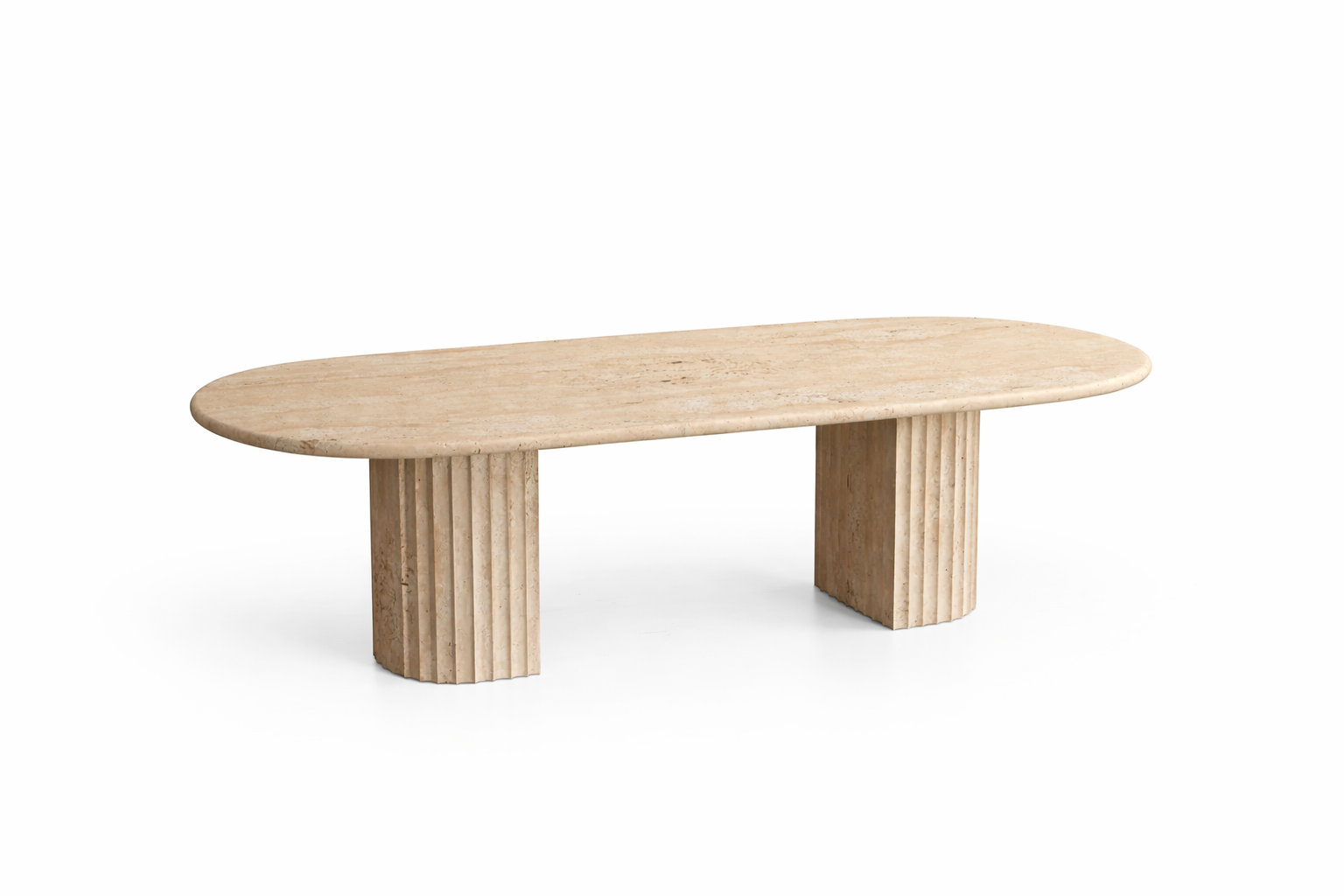 Doğal Traverten Mermer Yemek Masası ST-01