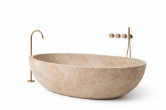 Doğal Emperador Mermer Küvet ST-08