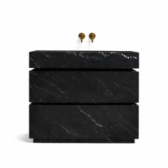 Doğal Mermer Calacatta Viola Lavabo Ünitesi SC-02