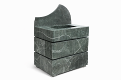 Doğal Mermer Verde Alpi Lavabo Ünitesi SV-01