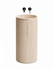 Doğal Traverten Mermer Lavabo ST-01