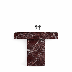 Doğal Mermer Rosso Levanto Lavabo SRP-06