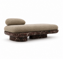Premium Designer Marble Sofa Rosso Levanto TR-2