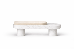 Premium Designer Marble Caramel Sofa Bianco TS-03